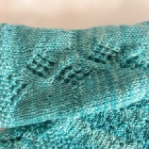 Close-up of Latice Pattern on Sleeve